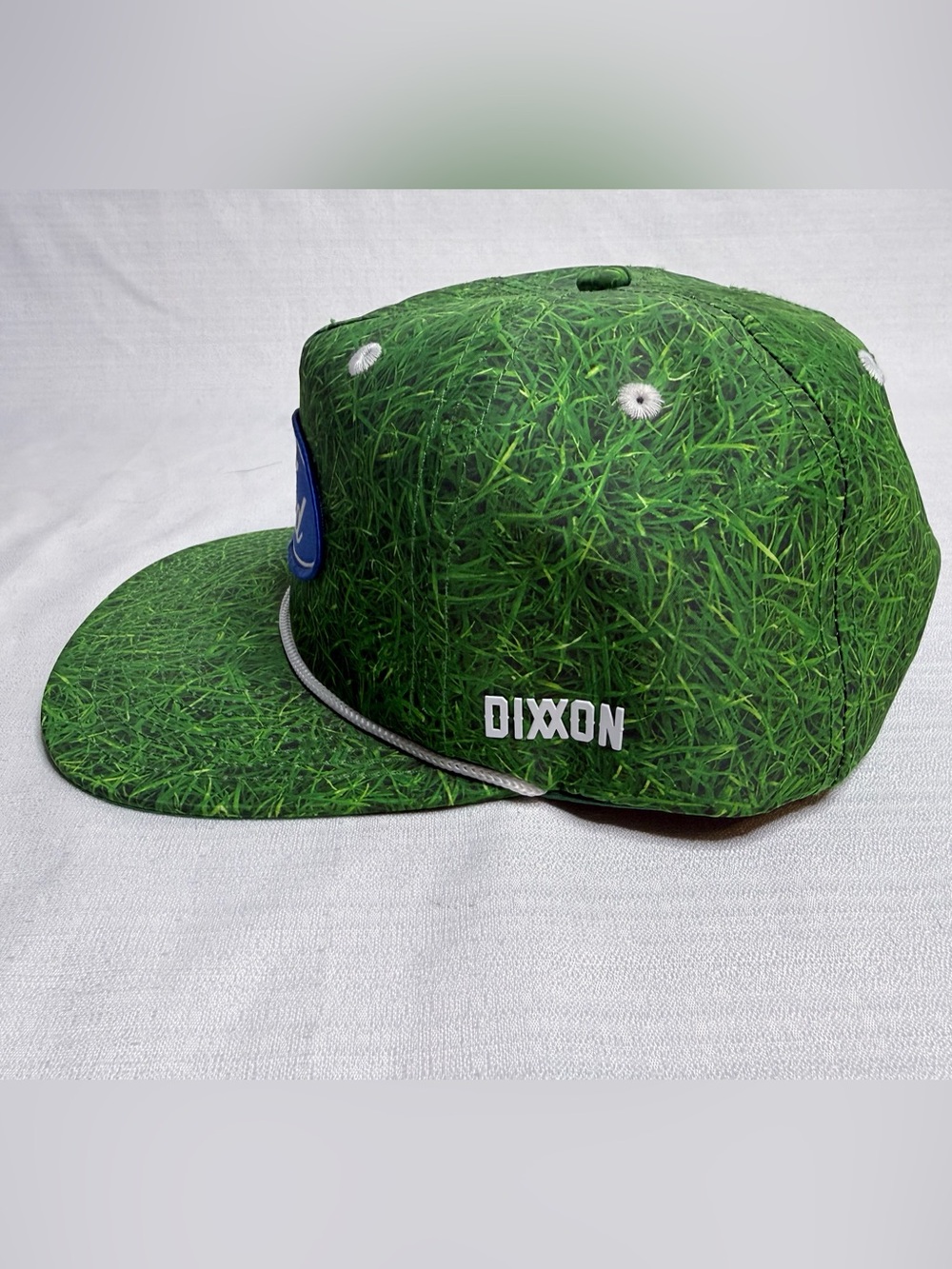 Dixxon Flannel Co Ford Snapback Hat Mens Green Grass Print Rope Trucker Cap - Picture 2 of 8